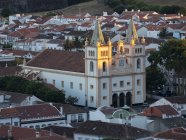 Igreja do Santissimo Salvador da Se. Capitale Angra do Heroismo, le centre historique fait partie du patrimoine mondial de l'UNESCO. Île Ilhas Terceira, une partie des Açores (Ilhas dos Acores) dans l'océan Atlantique, une région autonome du Portugal. Europe, Azor — Photo de stock