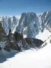 Glacier du Milieu and Les Droites, Argentire, Rhone-Alpes, Haute Savoie, France, Europe — Stock Photo
