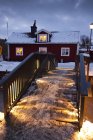Trosa, Sweden, Europe at the evening — Stock Photo