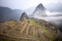 Мачу-Пікчу, ЮНЕСКО сайт Всесвітньої спадщини, Перу, Південна Америка — стокове фото