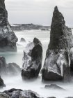 Costa Atlântica do Norte durante o inverno perto de Reykjanesviti e Valahnukur. europa, norte da Europa, Islândia, fevereiro — Fotografia de Stock