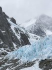 Glaciers of Drygalski Fjord at the southern end of South Georgia.   Antarctica, Subantarctica, South Georgia, October — Stock Photo