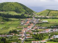 Faial island, eine Insel in den Azoren (ilhas dos acores) im Atlantik. die Azoren sind eine autonome Region von Portugal. — Stockfoto