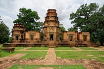 Templo de Prasat Pram (Prasat Bram), del siglo IX al XII, complejo de templos de Koh Ker, provincia de Preah Vihear, Camboya, Indochina, sudeste asiático, Asia - foto de stock