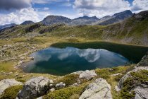 Bombasel Lake, Cavalese, Trentino Alto Adige, Itália, Europa — Fotografia de Stock