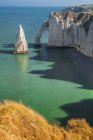 Alabasterküste, etretat, seine maritime, Frankreich — Stockfoto