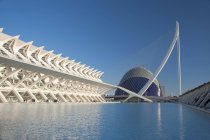 Assut de l'Or Bridge, Agora, Ciutat de les Arts i les Cincies, Valencia, Spain, Europe — Stock Photo