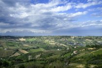 Vista da Fortaleza Medieval, Acquaviva Picena, Marche, Itália, Europa — Fotografia de Stock