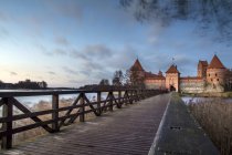 Trakai Island Castle, Galve Lake, Trakai, Lithuania, Europe — Stock Photo