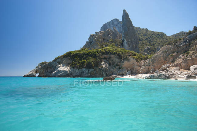 Cala Goloritz and Punta Caroddi, Baunei, Sardinia, Italy, Europe — Stock Photo