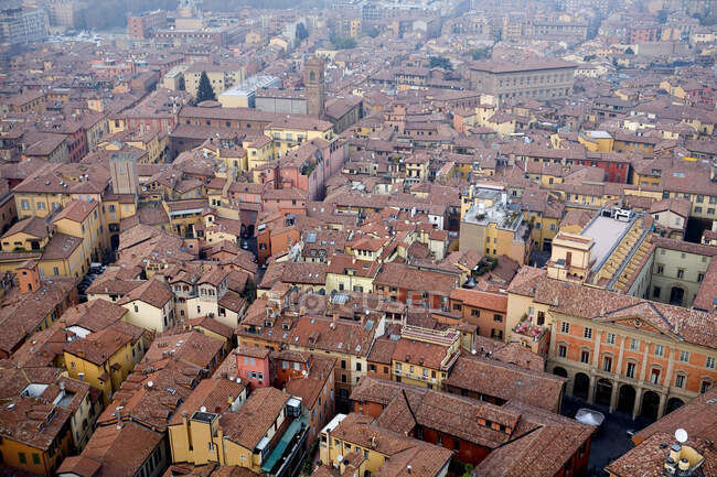 Aerial view of Bologna at daytime — Stock Photo