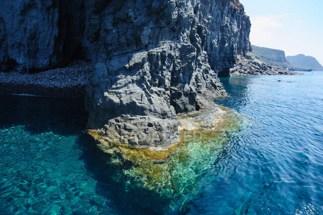 Filicudi, Isla Eoliana, Sicilia, Italia, Europa. - foto de stock