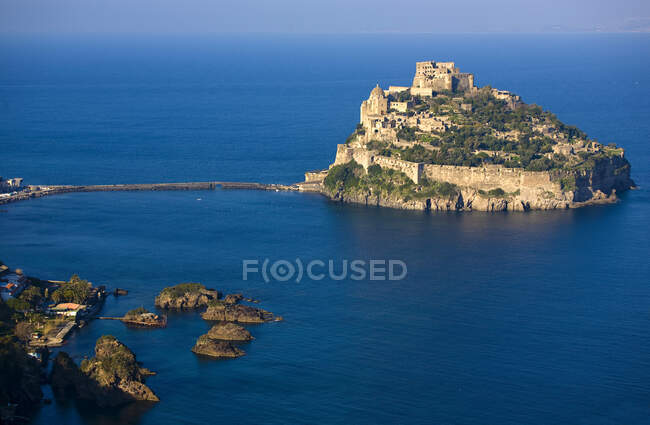Castello Aragonese, Isola d'Ischia, Campania, Italia, Europa — Foto stock