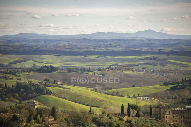 Campagna vicino a Siena, Toscana, Italia, Europa — Foto stock