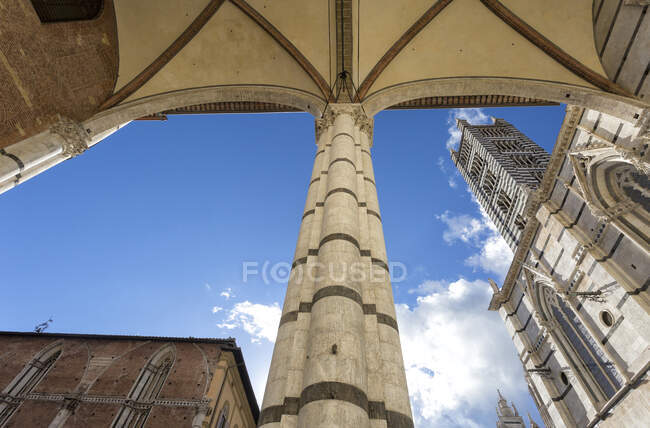 Domo, Siena, Toscana, Italia, Europa - foto de stock