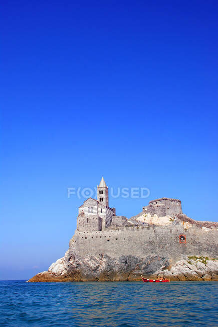 Chiesa di San Pietro, Portovenere, Liguria, Italia — Foto stock