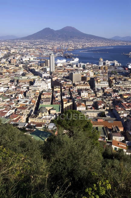 Paysage urbain, Naples, Campanie, Italie — Photo de stock