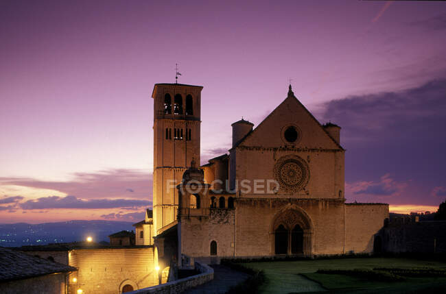 Церковь Сан-Франческо, Ассизи, Умбрия, Италия — стоковое фото