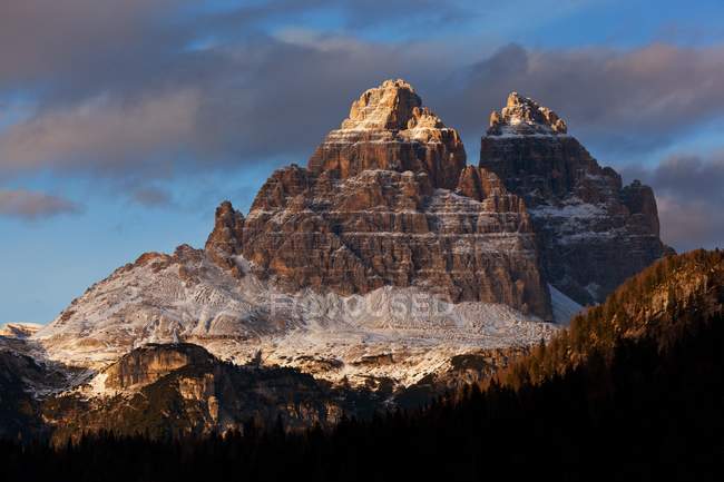 Drei Zinnen-Tre Cime di Lavaredo, Dolomites, Misurina, Belluno, Veneto, Itália — Fotografia de Stock