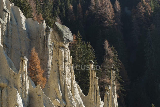 Le Piramidi della Terra, Perca, Percha, Trentino-Alto Adige, Italia — Foto stock