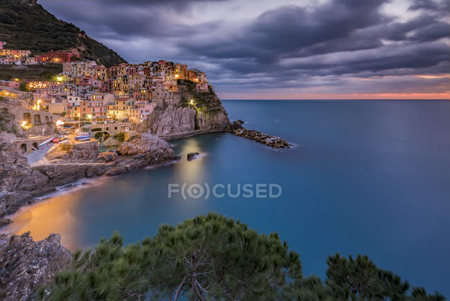 Manarola, Cinque Terre, Patrimoine mondial de l'UNESCO, Ligurie, Italie, Europe — Photo de stock
