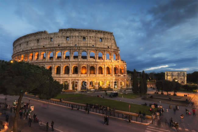 Coliseu, Património Mundial da UNESCO, Roma, Lácio, Itália, Europa — Fotografia de Stock