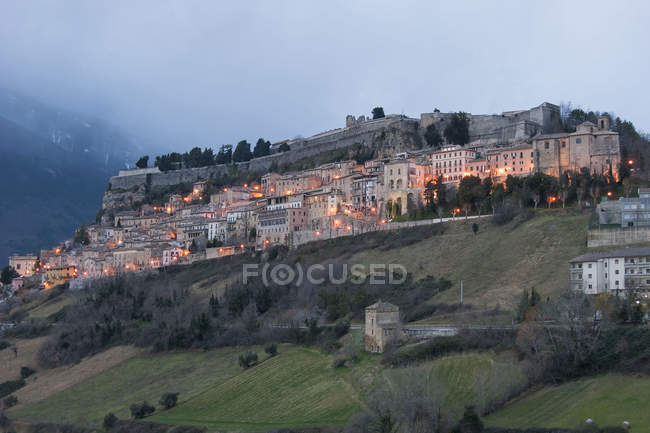 Borbonica Fortress, Civitella del Tronto, Abruzzo, Italy, Europe — Stock Photo