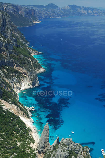Cabo de Punta Caroddi, Goloritz, Baunei, Cerdeña, Italia, Europa - foto de stock