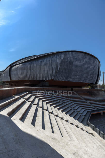 Auditorium Parco della Musica est un grand complexe musical public multifonctionnel, conçu par l'architecte italien Renzo Piano, Rome, Latium, Italie, Europe — Photo de stock