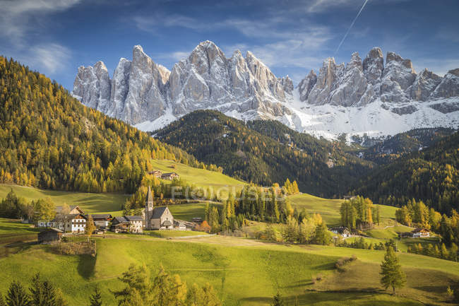 Funes Valley, Trentino-Alto Adige, Italy — Stock Photo