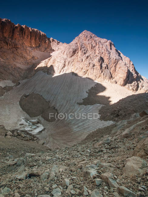 Glaciar de Calderone, Gran Sasso d 'Italia, Abruzos, Italia - foto de stock
