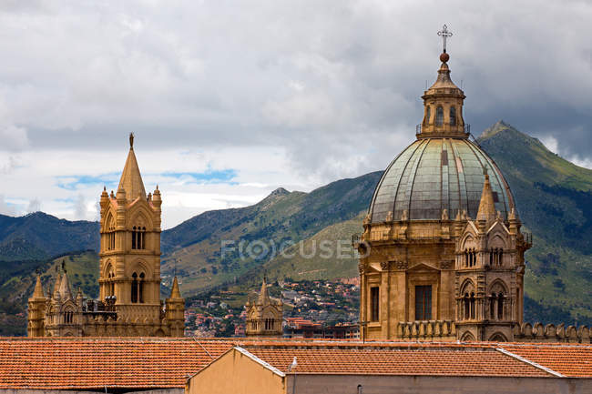 Metropolitan Cathedral of the Assumption of Virgin Mary, Palermo, Sicily, Italy, Europe — Stock Photo