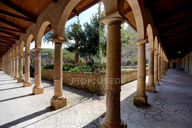 Monastero SS. Salvatore monastery, Corleone, Sicily, Italy, Europe — Stock Photo