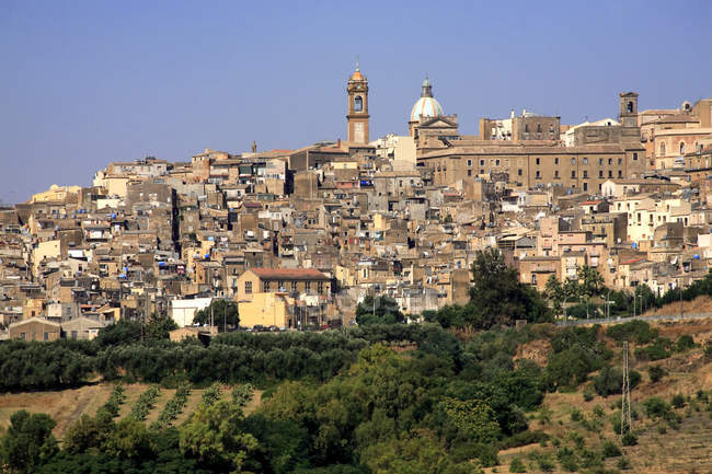 Cityscape, Caltagirone, Sicília, Itália — Fotografia de Stock
