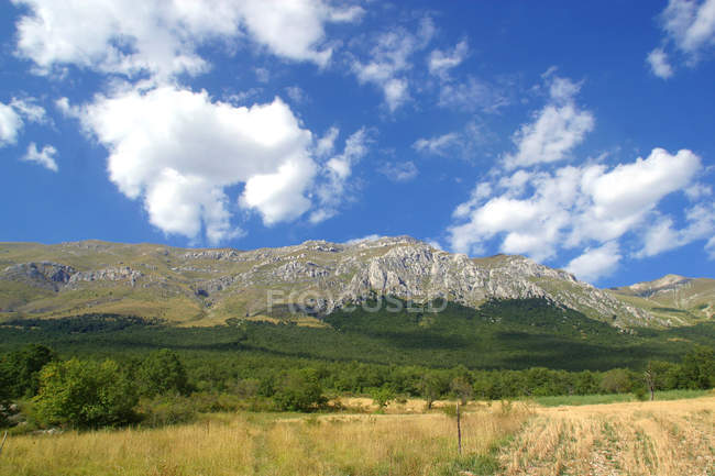 Montagne Gran Sasso d'Italia, Abruzzes, Italie — Photo de stock
