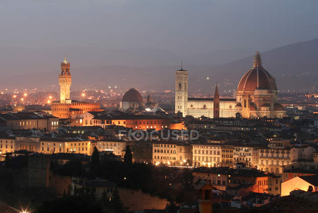 Paisaje urbano, Florencia, Toscana, Italia - foto de stock