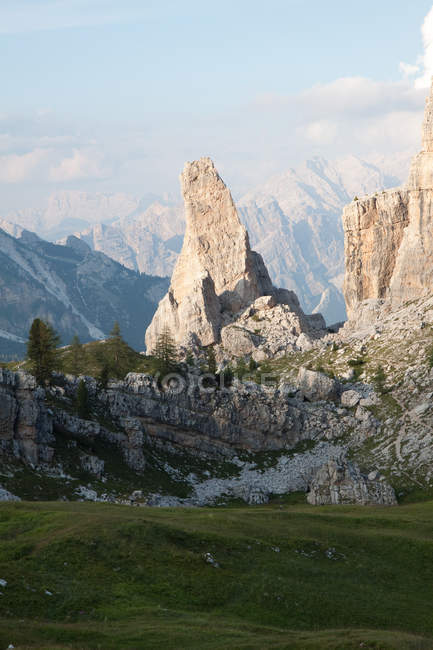 Cinque Torri mountain, Dolomites, Veneto, Italy, Europe — Stock Photo