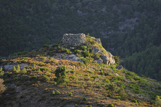 Nuraghe Loppelie, Triei, Ogliastra, Sardinia — стокове фото