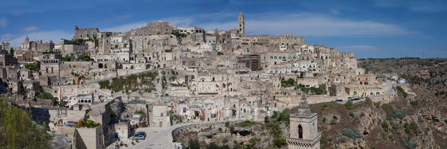 View over Sasso Caveoso, Old Matera Sassi, Lucania, Basilicata, South Italy, Italy, Europe — стоковое фото