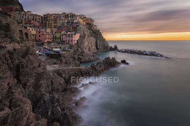 Manarola, Cinque Terre, Itália, Ligury, Europa — Fotografia de Stock