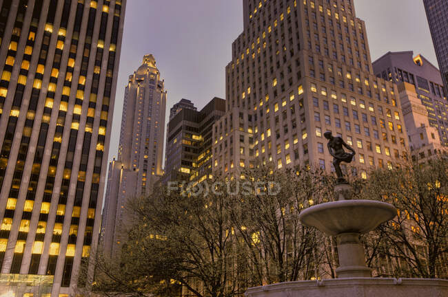 New york city manhattan skyline — Stock Photo