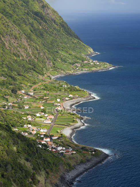 Faja dos Vimes.  Sao Jorge Island, an island in the Azores (Ilhas dos Acores) in the Atlantic ocean. The Azores are an autonomous region of Portugal. Europe, Portugal, Azores — Stock Photo