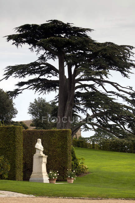 Da Vinci gardens at Clos-Luc chateau in Amboise, Loire Valley, France — Stock Photo
