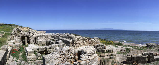 Tharros archäologisches gebiet, penisola del sinis, sardegna, italien — Stockfoto