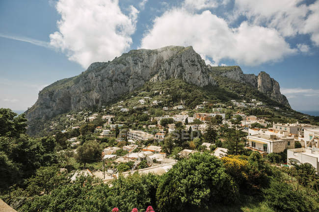 Pronóstico, Isla de Capri, Campania, Italia, Europa - foto de stock