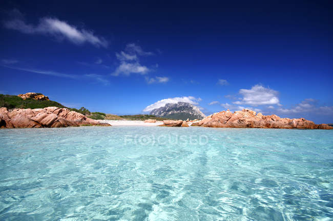 Isola Piana island, Porto San Paolo, Loiri, Sardinia, Italy, Europe — Stock Photo