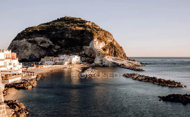 Sant 'Angelo village, Ischia Island, Campania, Italia, Europa - foto de stock