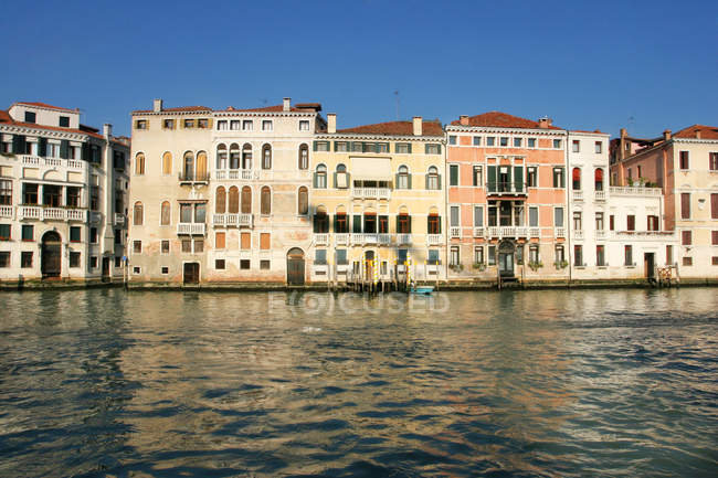 Canal Grande à partir de Campo San Stae, Sestiere Cannaregio, Venice, Veneto, Italie — Photo de stock