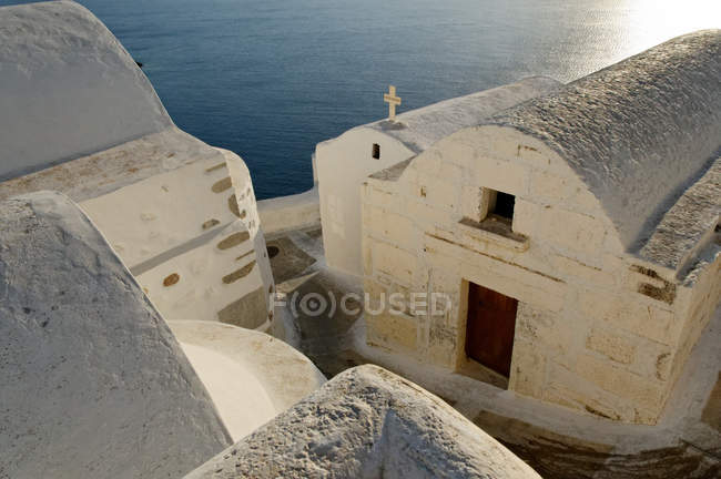 Hora, Astipalea, Islas del Dodecaneso, Islas Griegas, Grecia, Europa - foto de stock