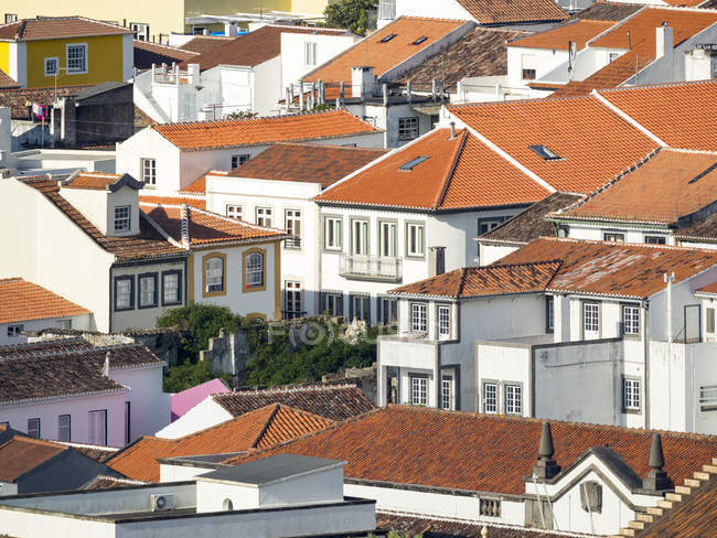 Capitale Angra do Heroismo, il centro storico fa parte del patrimonio mondiale dell'UNESCO. Isola Ilhas Terceira, parte delle Azzorre (Ilhas dos Acores) nell'oceano Atlantico, una regione autonoma del Portogallo. Europa, Azzorre, Portogallo . — Foto stock
